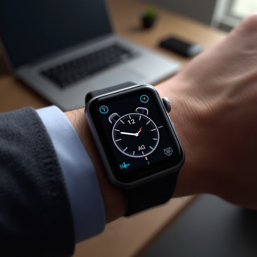 como poner alarma en smartwatch