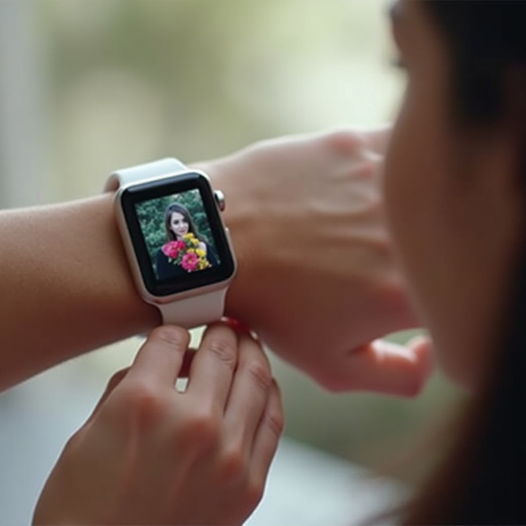 como poner una foto en un reloj inteligente